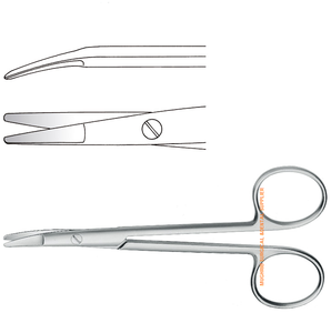 KILNER OPERATIVO TIJERAS RECTAS BLUNT/BLUNT 12CM Instrumentos Quirúrgicos Fabricante y Exportador - Product Image 1