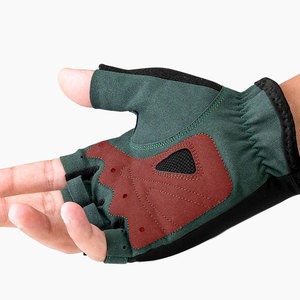 Paire de gants de cyclisme antidérapants, avec enfilement de la moitié des doigts, pour les Sports de plein air, Logo personnalisé, fabriqué au Pakistan - Product Image 2