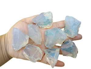 Piedra en bruto Opalite Raw áspero caído para natural Sin pulir piedras en bruto caído mayorista de piedras preciosas de cristal natural - Product Image 5