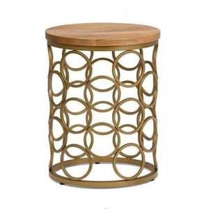 Mesa de extremo de Metal sólido personalizada para sala de estar, muebles para dormitorio, gran oferta - Product Image 1