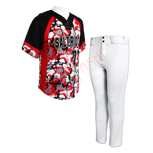 Maillots de baseball et de softball personnalisés respirants par sublimation – Design unique, unisexe, tenue de sport, grandes tailles, 100 % coton - Product Image 1