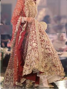 Lehenga nuptiale indienne pakistanaise exquise avec broderie luxueuse et élégante robe de mariée Dupatta 2025 Designer traditionnel - Product Image 2
