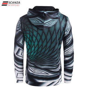 Pull à capuche imprimé unisexe de haute qualité 100% coton écologique Surdimensionné Hiver Thermique Brodé Service OEM Disponible - Product Image 3