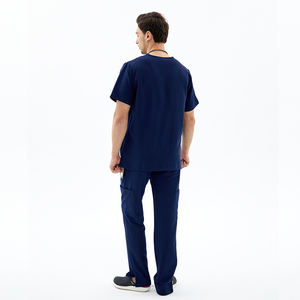 ชุดสครับสำหรับพยาบาลทุกเพศ,ชุดเครื่องแบบทางการแพทย์ปรับแต่งได้หลายสี OEM - Product Image 3