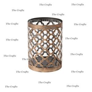 Bougeoir votif en métal et en verre de la meilleure qualité pour les fêtes de mariage et les événements - Product Image 1