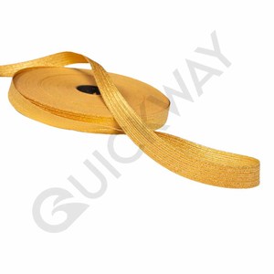 Frange de fil d'or lingot OEM garnitures de frange personnalisées garniture de dentelle de qualité supérieure couleur or personnalisée - Product Image 5