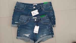 Nouvel Arrivage Qualité Export Jean pour Femme Taille Haute Effet Usé Respirant Infroissable Fermeture Bouton et Zip Lavé Écologique Séchage Rapide - Product Image 3