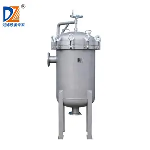 Dazhang Tas Industri Filter Stainless Steel Bag Filter Housing untuk Kimia Makanan Industri Minuman