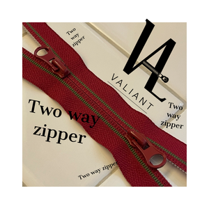 Fermeture à glissière en nylon, bidirectionnel inversée (ruban de customisation), bout ouvert avec curseur DTM #5 - Product Image 5