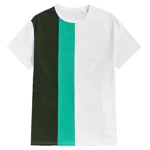 T-shirt d'été musclé à manches courtes et col rond avec logo personnalisé pour hommes T-shirt skinny à coupe ajustée OEM pour tout-petits en tricot à impression par sublimation - Product Image 5