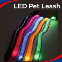 Collier de chien en nylon imperméable, nuit d'avertissement, étanche, LED, nouveau,