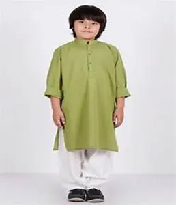 Trẻ Em Shalwar Kameez-PAKISTAN OEM Thiết Kế Trẻ Em Hồi Giáo Shalwar Kameez