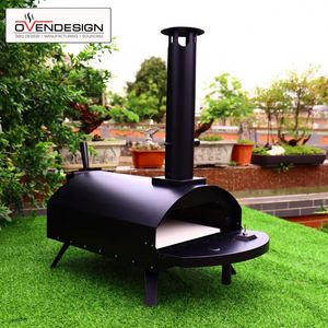 Four à Pizza unique de haute qualité BBQ Grill Excellente isolation Bois de chauffage Four à Pizza Pierre à Pizza Puissance manuelle Extérieur Autoportant - Product Image 3