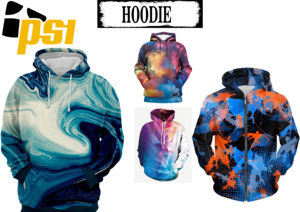 Sweat à capuche en coton uni pour hommes, sur mesure, coupe étroite, unisexe - Product Image 4