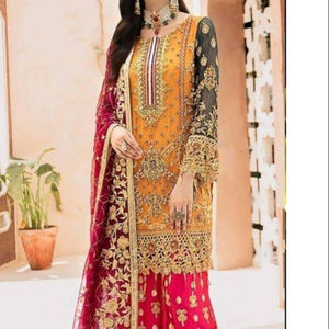 Costume de Kurti noir brodé, conception personnalisé, combinaison pantalon de guerre civile, vente en gros - Product Image 1