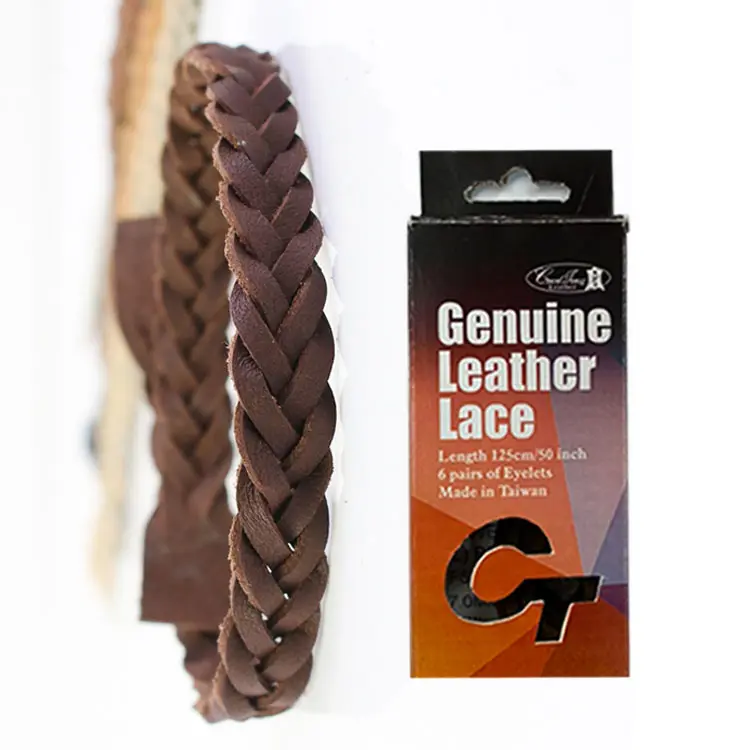 Flat 100% Genuine Cowhide Leather Strip Cord