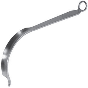 Instrumentos de cirugía ortopédica de cadera, retractor de Acetabular Medial - Product Image 3
