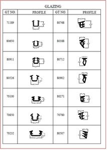 OEM Black Top Selling New TPE or TPV Rubber Glazing Seals For <b>Sliding</b> <b>Windows</b> And Doors From Singapore - Product Image 6