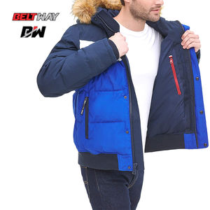 OEM 2024 Made in Pakistan Factory Wholesale Puffer <b>Bubble</b> <b>Coats</b> Hooded Windproof Warm Men's Winter Jacket - Product Image 6