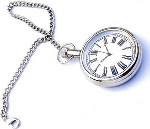 Reloj de bolsillo Gandhi de estilo indio antiguo, Material de latón de níquel, cadena larga, técnica pulida, regalo de San Valentín para el día de hoy, para el año en que se encuentra - Product Image 1