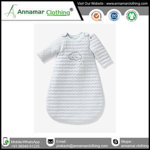 Sac de couchage pour bébé en coton jersey simple 160 GSM avec logo et étiquette personnalisés 100 fabricants certifiés GOTS Inde - Product Image 2