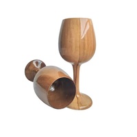 Verre à bière en bois de teck naturel, verre à boisson en bois, produit en bois fait à la main pour la maison, l'hôtel et le restaurant