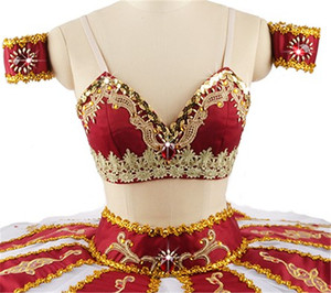 Nouveau à venir professionnel filles femmes danse Performance porter <span class=keywords><strong>Crochet</strong></span> Tutu haut avec jupe - Product Image 5