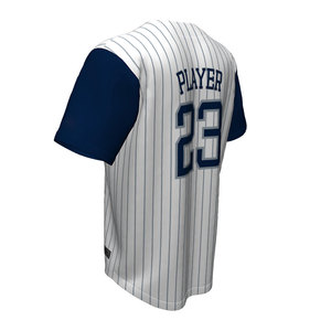 เสื้อแจ็คเก็ตเบสบอลแบบสปอร์ตบุรุษราคาถูก พิมพ์ลายแบบซับลิเมชั่น เสื้อเจอร์ซีย์เบสบอลแบบซับลิเมชั่น ขายส่ง - Product Image 4