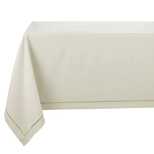 Custom Lace Tablecloth Standard Rectangle Sizes Protector Cotton Linen Table Cloth for Wedding Kitchen