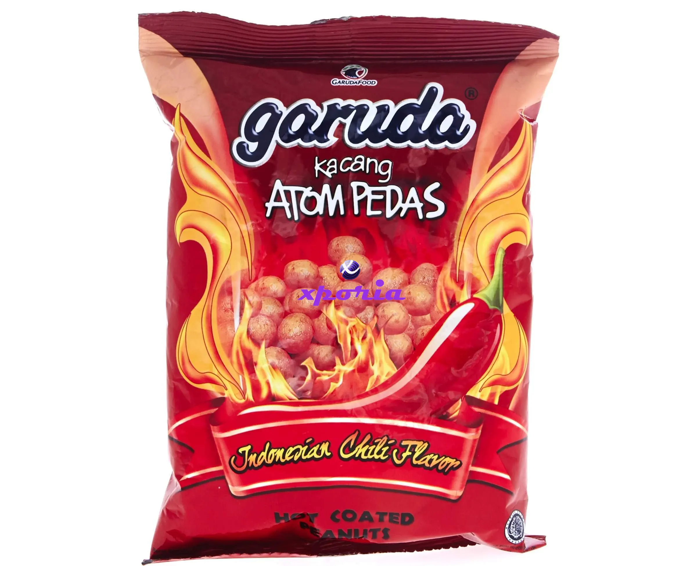 GARUDA KACANG ATOM lanche Lanche Amendoim PICANTE | Origem Indonésia | Barato popular com ingredientes de amendoim