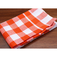 Serviette de cuisine professionnelle neuve en coton tissé à séchage rapide de haute qualité, motif à carreaux rouge et blanc, excellente qualité indienne, pour la table de cuisine