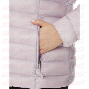 Womens Winter Fashion High Neck Puffer Down Quilted Jackets For Women - Product Image 3