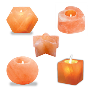 Portavelas Ecológico Hecho a Mano con Sal del Himalaya, Forma Natural Creativa, Novedad 2026, por IMPEX PAKISTAN - Product Image 6