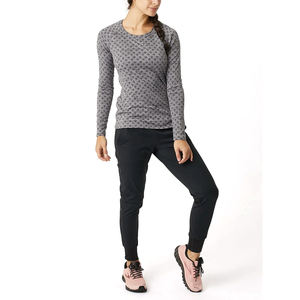 กางเกงวิ่งสำหรับผู้หญิงสีดำระบายอากาศได้ดีมีโลโก้ตามสั่ง - Product Image 1