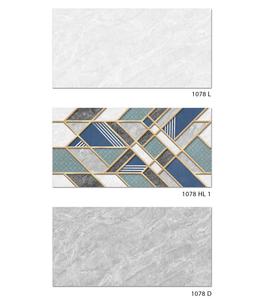 กระเบื้องผนังเซรามิกเคลือบมัน30x60ซม. สีเขียวขัดเงาพอร์ซเลนหินอ่อนกระเบื้องโมเสค exterio 200x300มม. โดยตรง Foshan - Product Image 3