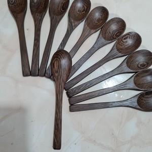 Ustensiles de cuisine en bois de coco, cuillère en bambou, ensembles de vaisselle, cuillère à bouddha - Product Image 1