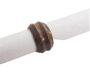 Anneau de serviette en résine incrustée pour Restaurant, anneau de serviette de mariage, accessoires de cuisine de noël, napperons - Product Image 3