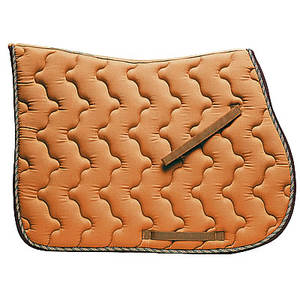 Primo Equine PE-E-1222 Tapis de selle anglais personnalisé avec logo, matelassé, respirant, doublure en coton polaire, équipement équestre - Product Image 1