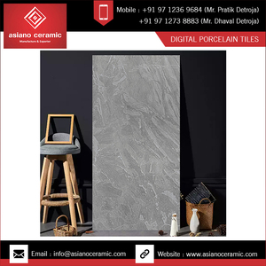 Azulejos de porcelana para el hogar, azulejos gruesos de 6mm y 9mm, 1200x2400mm, color gris humo - Product Image 2