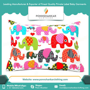 <b>Baby</b> Cloth <b>Pillow</b> Cover Organic Soft Infant <b>Sleep</b> <b>Baby</b> <b>Pillow</b> Cover at Wholesale Price - Product Image 6