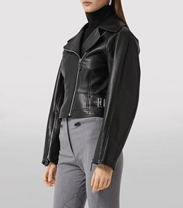Veste zippée en cuir de vache de couleur noire disponible dans toutes les couleurs et tous les cuirs fabriqués au Pakistan - Product Image 3