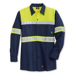 Camisetas de seguridad reflectantes de manga larga para trabajadores de fábrica, camisas de trabajo de alta visibilidad - Product Image 4