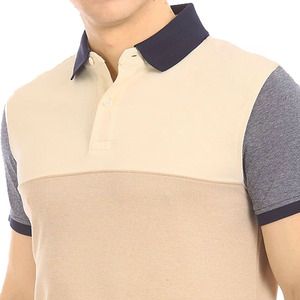 Patchwork multicolor de moda para hombre de la mejor calidad para Polos gran oferta 100% ropa deportiva de algodón personalizable venta completa - Product Image 2