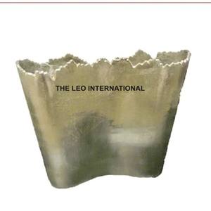 Florero de Aluminio Blanco Brillante para Decoración del Hogar, Oficina, Restaurante, Hoteles, Mesa, Sala de Estar, Florero de Esquina - Product Image 3