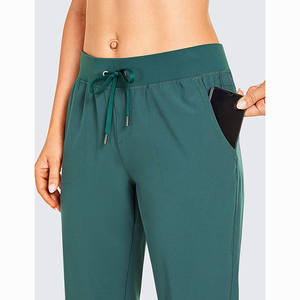 Pantalon de survêtement en molleton pour femmes, leggings et pantalons taille haute personnalisés, vente en gros, - Product Image 3