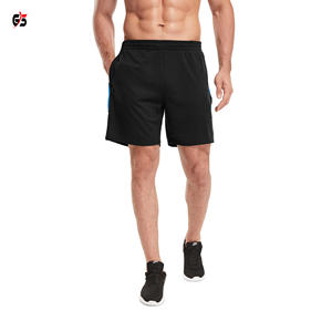 Short personnalisé pour hommes, vêtements de Fitness, Service OEM, Logo de marque, tissu 100% Polyester, bon marché, produit décontracté, pour athlétisme, vente en gros - Product Image 1