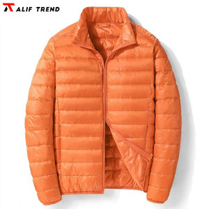 Chaqueta acolchada con capucha para hombre, chaqueta de invierno con diseño personalizado y logotipo, venta al por mayor - Product Image 5