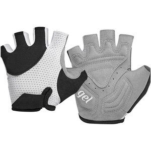 Unisex Cycling Gloves MTB Bike Half Half Finger Bicycle Palm Gel Silicone Finger less - Product Image 1
