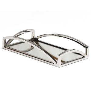 Super Fine Quality <b>Mirror</b> Serving Platter Traditional Design Handmade Serving Dish Stainless Steel Wholesale Serving <b>Tray</b> - Product Image 1