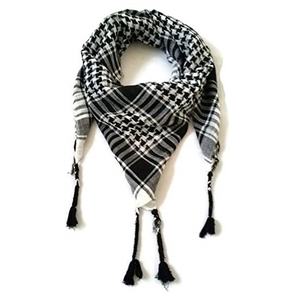 Écharpe tactique traditionnelle d'été 100% coton pour hommes, taille et couleur personnalisables, style arabe, design carré pour temps chaud - Product Image 2